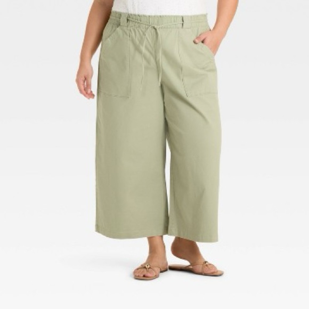 💚💚NWT Ava & Viv Sage Green Casual Pants size 1 X 💚💚box#4